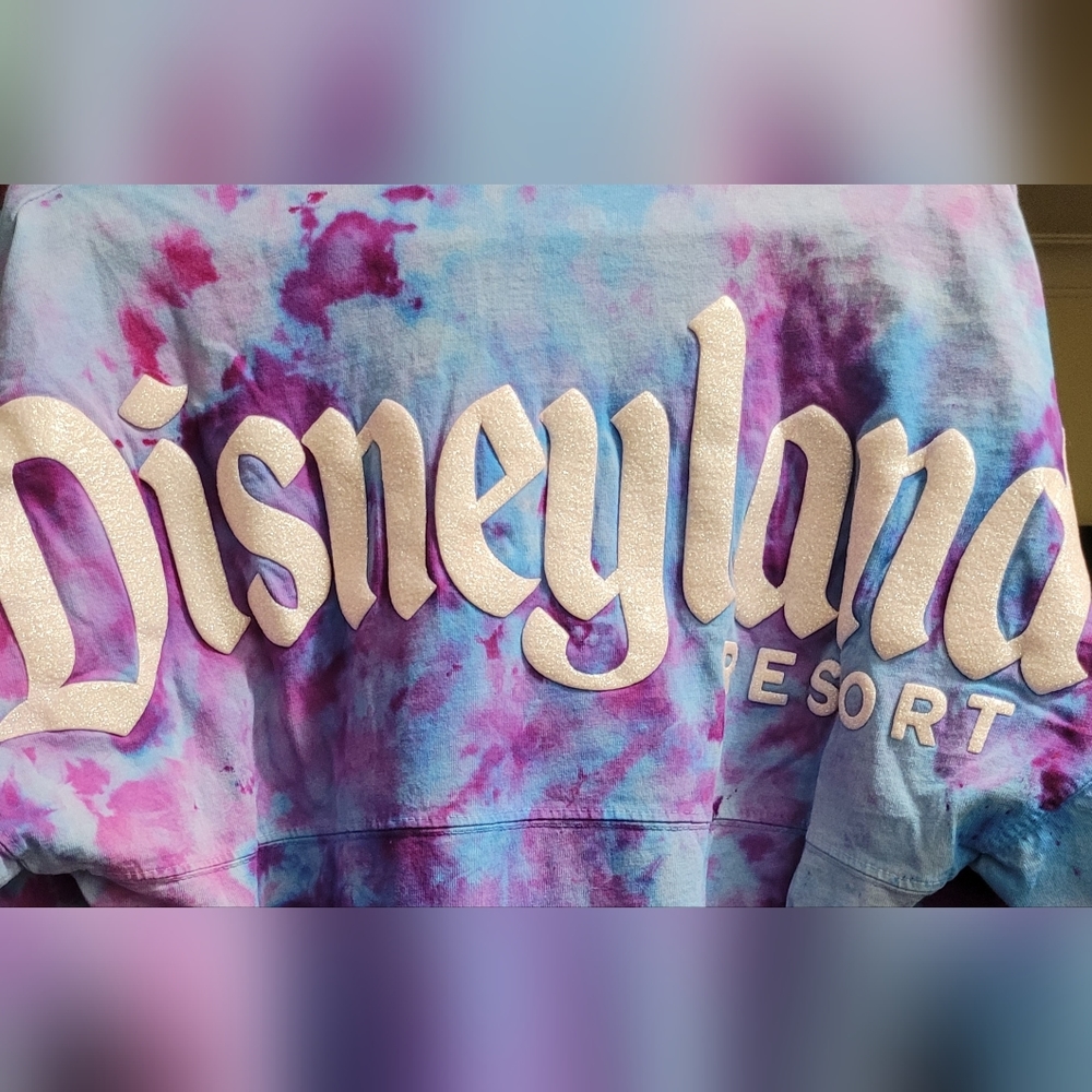 Xs Tie Dye Disneyland Spirit jersey